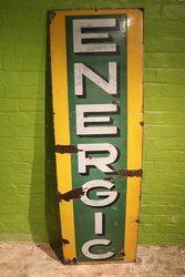 Energic Enamel Advertising Sign 