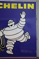 Michelin Double Sided Enamel Advertising Sign  