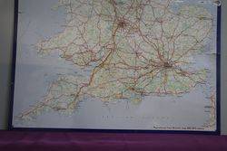 Michelin Tin England Map Sign 