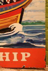 The Ship Enamel Sign 