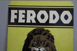 Ferodo Brake Testing Service Advertising Tin Sign 