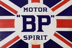 BP Motor Spirit Enamel Advertising Sign 
