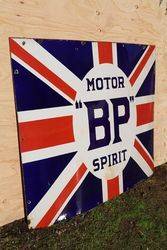 BP Motor Spirit Enamel Advertising Sign 