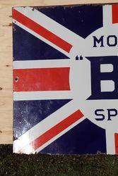 BP Motor Spirit Enamel Advertising Sign 