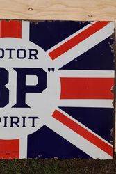 BP Motor Spirit Enamel Advertising Sign 