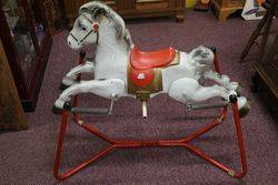  Vintage Mobo and39Prairie Kingand39 Rocking Horse 