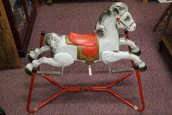  Vintage Mobo and39Prairie Kingand39 Rocking Horse 