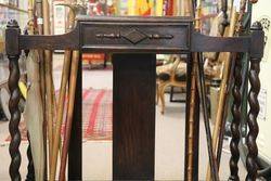 Early C20th English Oak Stick Stand C1920