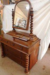 Quality Victorian Mahogany Dressing Chest