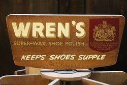 Wrenand39s SuperWax Shoe Polish Shop Advertising 