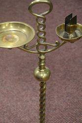 Antique Brass Cigarette Stand  