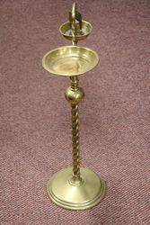 Antique Brass Cigarette Stand  