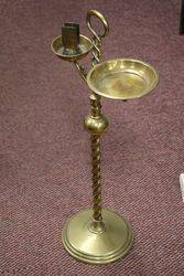 Antique Brass Cigarette Stand  