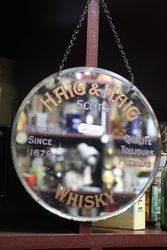 Haig and Haig Scotch Whisky Hanging Mirror 