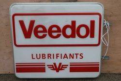 Veedol Lubrifiants Double Sided Light box  