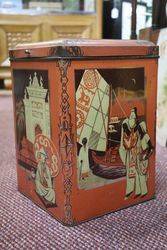 Wonderful Large Early Tea Tin 