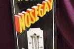 Nosegay Tobacco Enamel Advertising Thermometer 