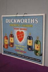 Duckworthand39s Essences and Colours Card Advertising Sign 