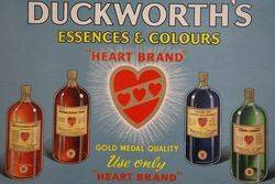 Duckworthand39s Essences and Colours Card Advertising Sign 