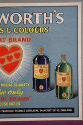 Duckworthand39s Essences and Colours Card Advertising Sign 