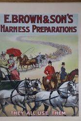 E Brown + Sons Harness Preparations Framed Card 