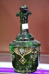 19th Century Green Glass Jug C1890 