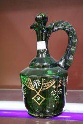 19th Century Green Glass Jug C1890 