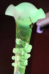 C20th Uranium Glass Epergne 