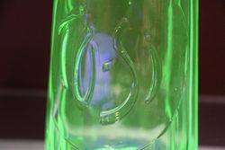 Uranium Green Glass Bottle  