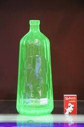 Uranium Green Glass Bottle  