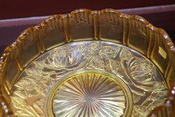 Art Deco Amber Glass Float Bowl C1930 