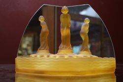 Art Deco Mirror Back Float Bowl C1930 