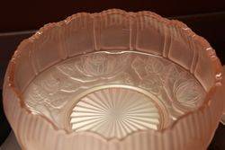 Pink Glass Float Bowl  