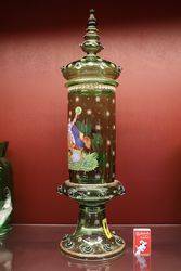 Superb 19th Century German Hand Decorated Vase  