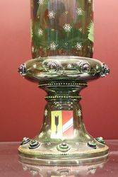 Superb 19th Century German Hand Decorated Vase  