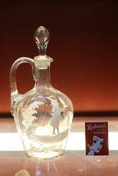 Victorian Mary Gregory Clear Jug 