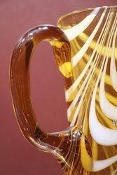 Art Deco Amber Jug  