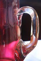 VIctorian Ruby Glass Jug 