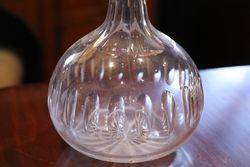 Quality Victorian Cut Glass Decanter  
