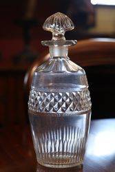 Victorian Cut Glass Decanter  