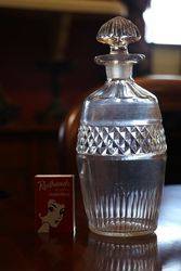 Victorian Cut Glass Decanter  