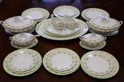 47 Pieces Late Victorian Part Dinner Set .#