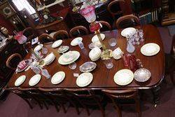 47 Pieces Late Victorian Party Dinner Set Including Meat Plated + Tureens