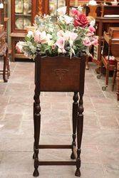 Early C20th Oak Plant Stand 