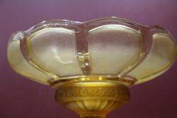 Art Deco Cherub Glass Comport C1930 