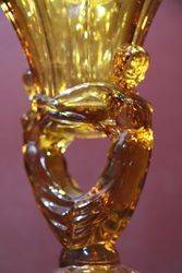 Deco Amber Vase C1920