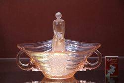 Deco Pink Float Bowl C1930 