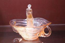 Deco Pink Float Bowl C1930 