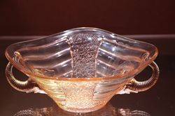 Deco Pink Float Bowl C1930 