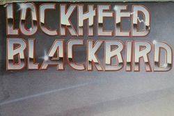 Lockheed Blackbird Sign 